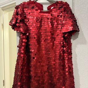 Red Sequin Buddy Love Dress